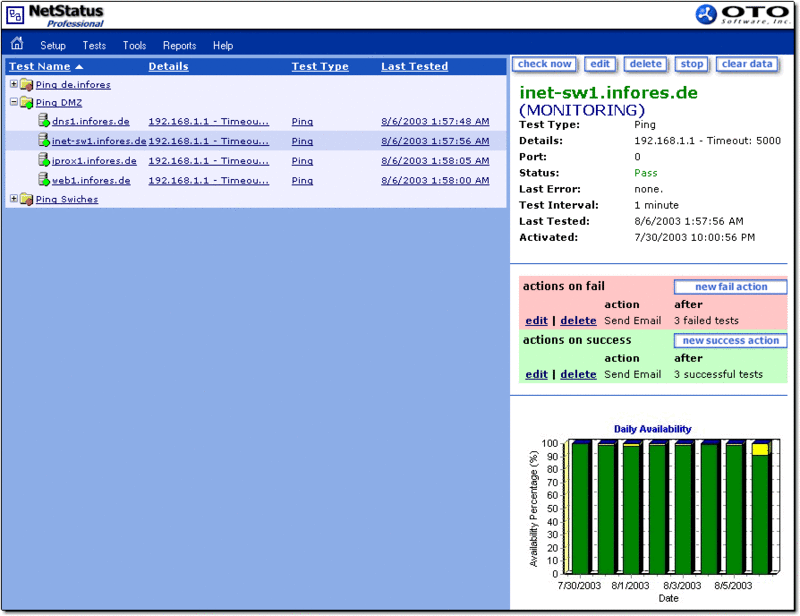 NetStatus Professional Screenshot